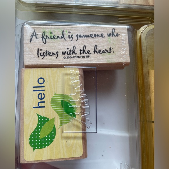 Stampin Up! Lot of 31 rubber stamps and 2 ink pads, 1990s and 2000s - Picture 3 of 12